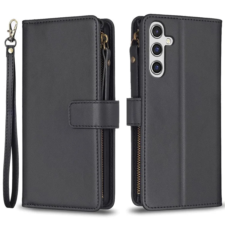 BF Style-19 for Samsung Galaxy A55 5G Phone Case Slim PU Leather Stand Phone Cover Wallet
