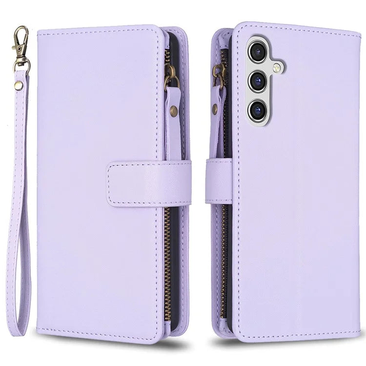 BF Style-19 for Samsung Galaxy A55 5G Phone Case Slim PU Leather Stand Phone Cover Wallet