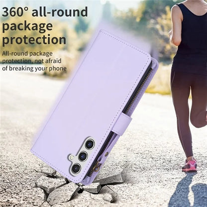 BF Style-19 for Samsung Galaxy A55 5G Phone Case Slim PU Leather Stand Phone Cover Wallet