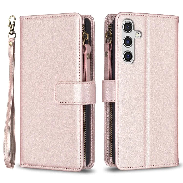 BF Style-19 for Samsung Galaxy A55 5G Phone Case Slim PU Leather Stand Phone Cover Wallet