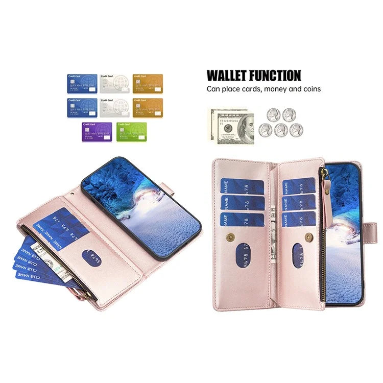 BF Style-19 for Samsung Galaxy A55 5G Phone Case Slim PU Leather Stand Phone Cover Wallet