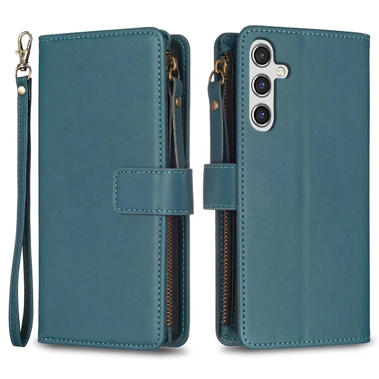 BF Style-19 for Samsung Galaxy A55 5G Phone Case Slim PU Leather Stand Phone Cover Wallet