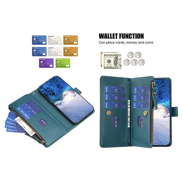 BF Style-19 for Samsung Galaxy A55 5G Phone Case Slim PU Leather Stand Phone Cover Wallet