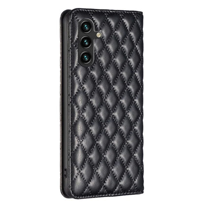 BINFEN COLOR BF Style-16 For Samsung Galaxy A55 5G Case Shockproof Leather Stand Card Slot Cover