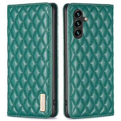 BINFEN COLOR BF Style-16 For Samsung Galaxy A55 5G Case Shockproof Leather Stand Card Slot Cover