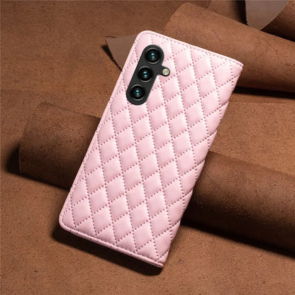 BINFEN COLOR BF Style-16 For Samsung Galaxy A55 5G Case Shockproof Leather Stand Card Slot Cover