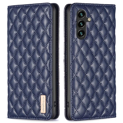 BINFEN COLOR BF Style-16 For Samsung Galaxy A55 5G Case Shockproof Leather Stand Card Slot Cover