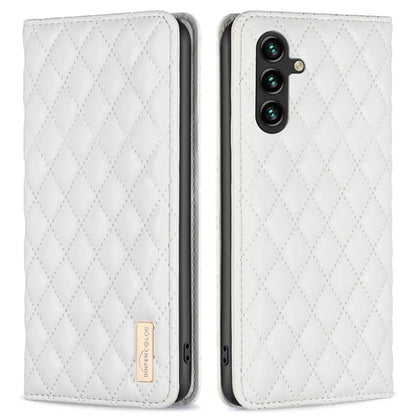 BINFEN COLOR BF Style-16 For Samsung Galaxy A55 5G Case Shockproof Leather Stand Card Slot Cover