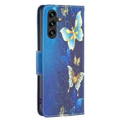 For Samsung Galaxy A55 5G Wallet Case PU Leather Pattern Printed Phone Cover