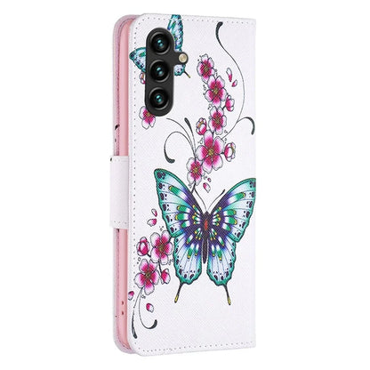 For Samsung Galaxy A55 5G Wallet Case PU Leather Pattern Printed Phone Cover