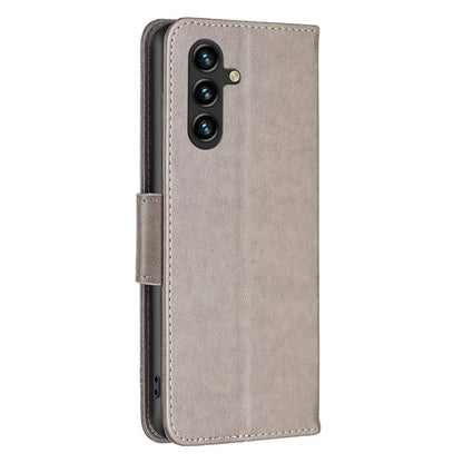 For Samsung Galaxy A55 5G Case Anti-fall Butterfly Imprinted Leather Mobile Phone Stand Cover