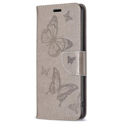 For Samsung Galaxy A55 5G Case Anti-fall Butterfly Imprinted Leather Mobile Phone Stand Cover
