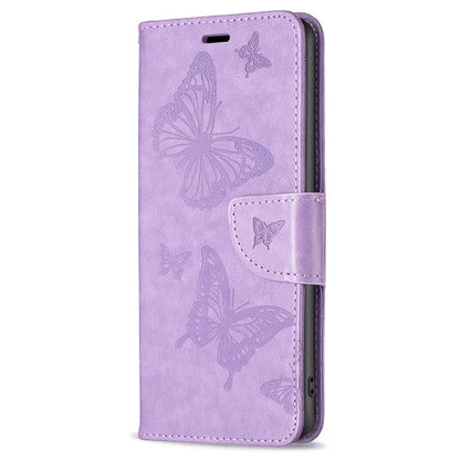 For Samsung Galaxy A55 5G Case Anti-fall Butterfly Imprinted Leather Mobile Phone Stand Cover