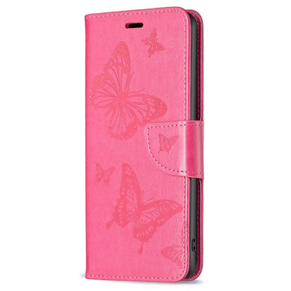 For Samsung Galaxy A55 5G Case Anti-fall Butterfly Imprinted Leather Mobile Phone Stand Cover