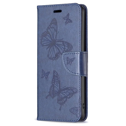 For Samsung Galaxy A55 5G Case Anti-fall Butterfly Imprinted Leather Mobile Phone Stand Cover
