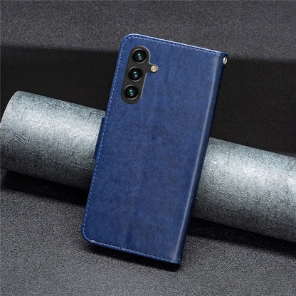 For Samsung Galaxy A55 5G Case Anti-fall Butterfly Imprinted Leather Mobile Phone Stand Cover