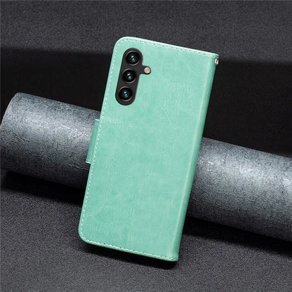 For Samsung Galaxy A55 5G Case Anti-fall Butterfly Imprinted Leather Mobile Phone Stand Cover