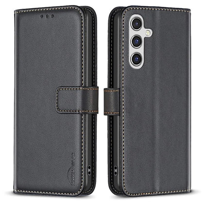 BINFEN COLOR BF17 For Samsung Galaxy A55 5G Flip Case PU Leather All Inclusive Phone Cover