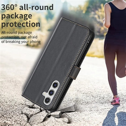 BINFEN COLOR BF17 For Samsung Galaxy A55 5G Flip Case PU Leather All Inclusive Phone Cover