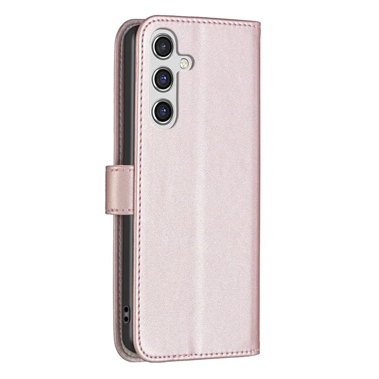 BINFEN COLOR BF17 For Samsung Galaxy A55 5G Flip Case PU Leather All Inclusive Phone Cover