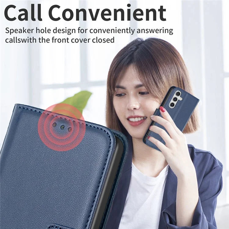 BINFEN COLOR BF17 For Samsung Galaxy A55 5G Flip Case PU Leather All Inclusive Phone Cover