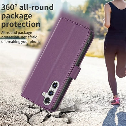 BINFEN COLOR BF17 For Samsung Galaxy A55 5G Flip Case PU Leather All Inclusive Phone Cover