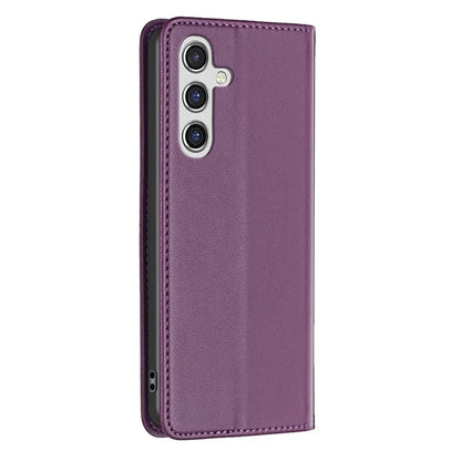 BINFEN COLOR BF18 For Samsung Galaxy A55 5G Leather Case Flip Phone Cover with Card Holder