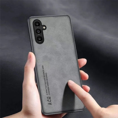KLQ For Samsung Galaxy A54 5G Phone Case Anti-drop Leather Coated TPU Cover