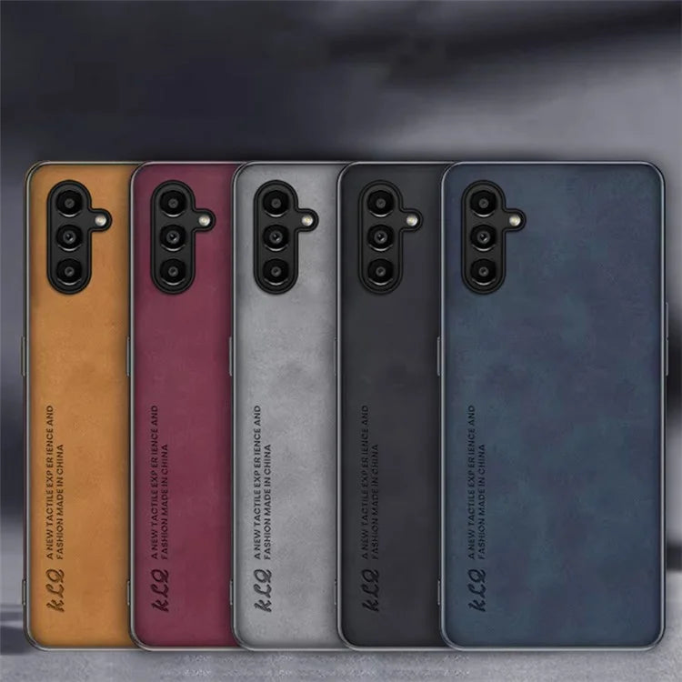 KLQ For Samsung Galaxy A54 5G Phone Case Anti-drop Leather Coated TPU Cover