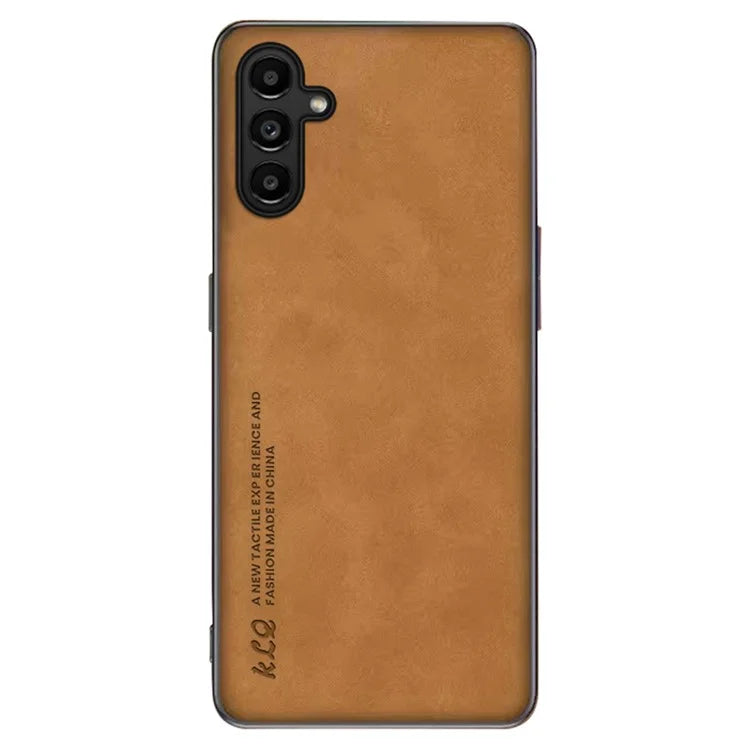 KLQ For Samsung Galaxy A54 5G Phone Case Anti-drop Leather Coated TPU Cover
