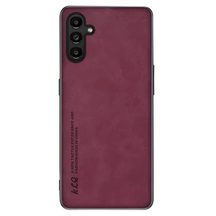 KLQ For Samsung Galaxy A54 5G Phone Case Anti-drop Leather Coated TPU Cover