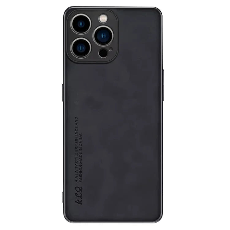 KLQ For iPhone 14 Pro Case Solid Color PU Leather + TPU Phone Cover