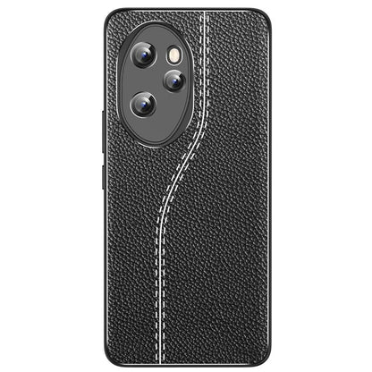 For Honor 100 Pro 5G Slim TPU Case Litchi Texture Protective Phone Cover