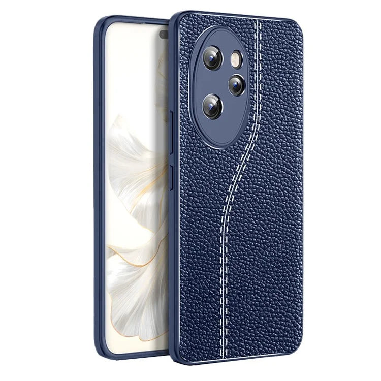 For Honor 100 Pro 5G Slim TPU Case Litchi Texture Protective Phone Cover