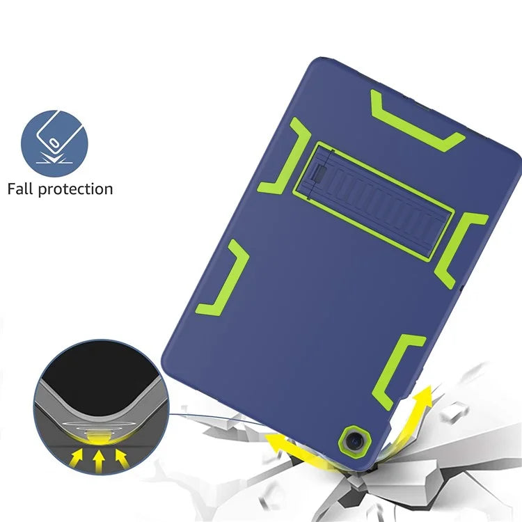 For Samsung Galaxy Tab A9+ Case Kickstand Silicone + PC Tablet Cover