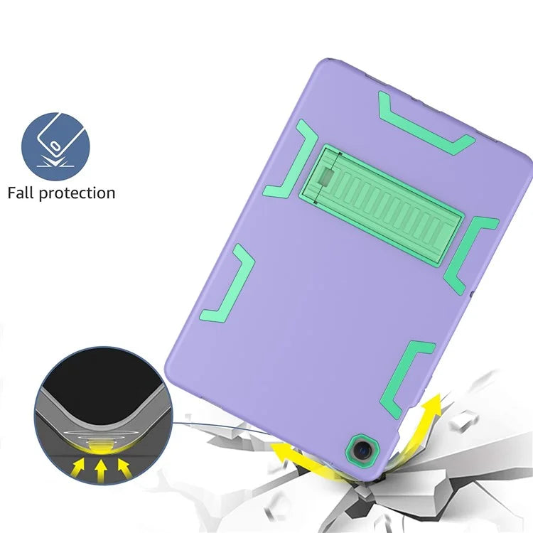 For Samsung Galaxy Tab A9+ Case Kickstand Silicone + PC Tablet Cover