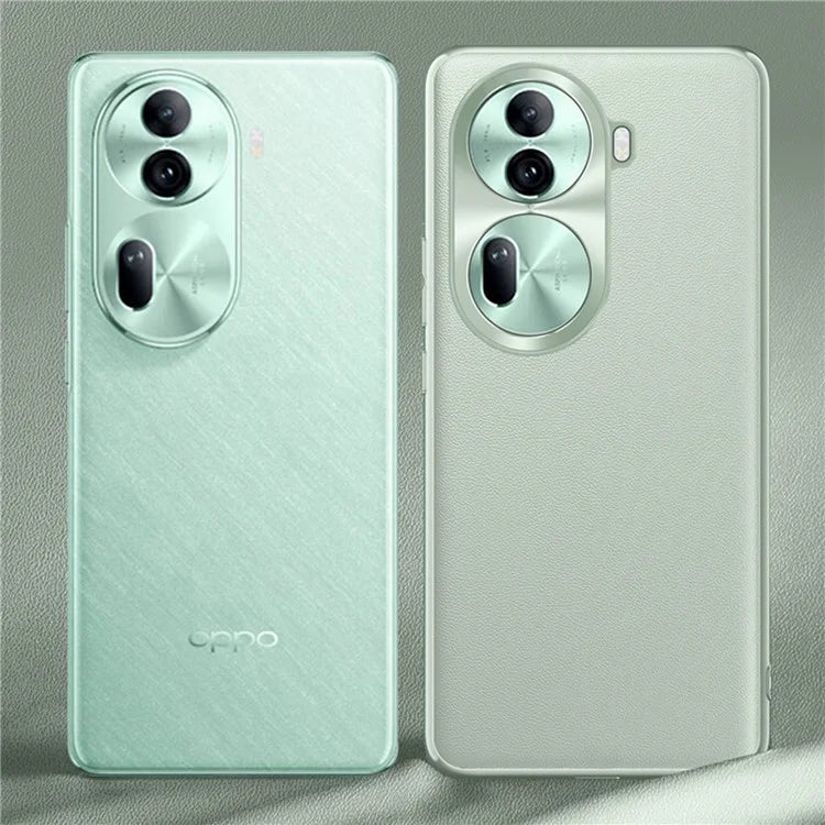 For Oppo Reno11 Pro 5G (Global) Phone Case PU Leather Soft Texture Back Cover