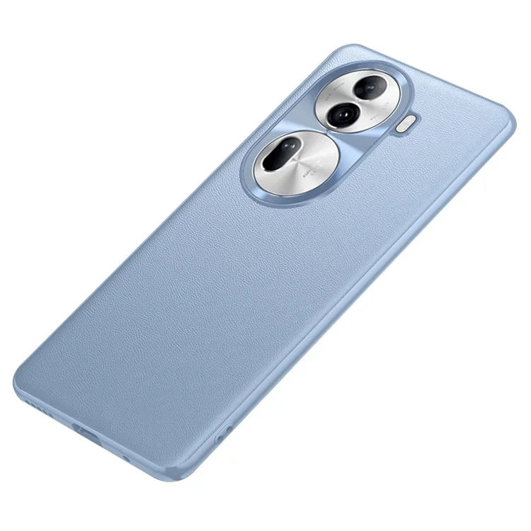 For Oppo Reno11 Pro 5G (Global) Phone Case PU Leather Soft Texture Back Cover