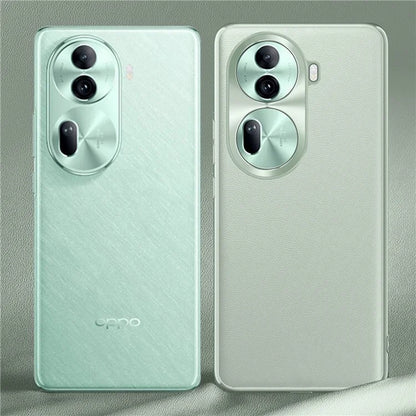 For Oppo Reno11 Pro 5G (Global) Phone Case PU Leather Soft Texture Back Cover