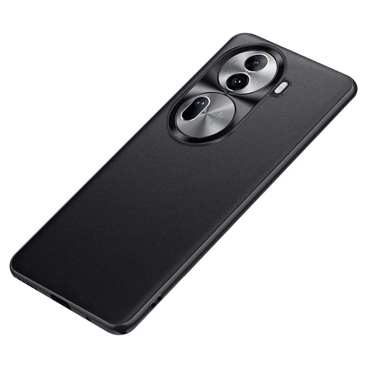 For Oppo Reno11 Pro 5G (Global) Phone Case PU Leather Soft Texture Back Cover