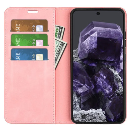 For Google Pixel 8a Case Shockproof Phone Case Skin-Touch PU Leather Flip Cover