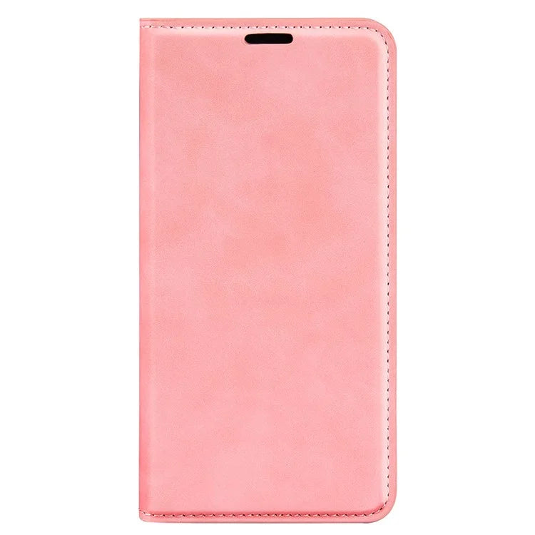 For Google Pixel 8a Case Shockproof Phone Case Skin-Touch PU Leather Flip Cover