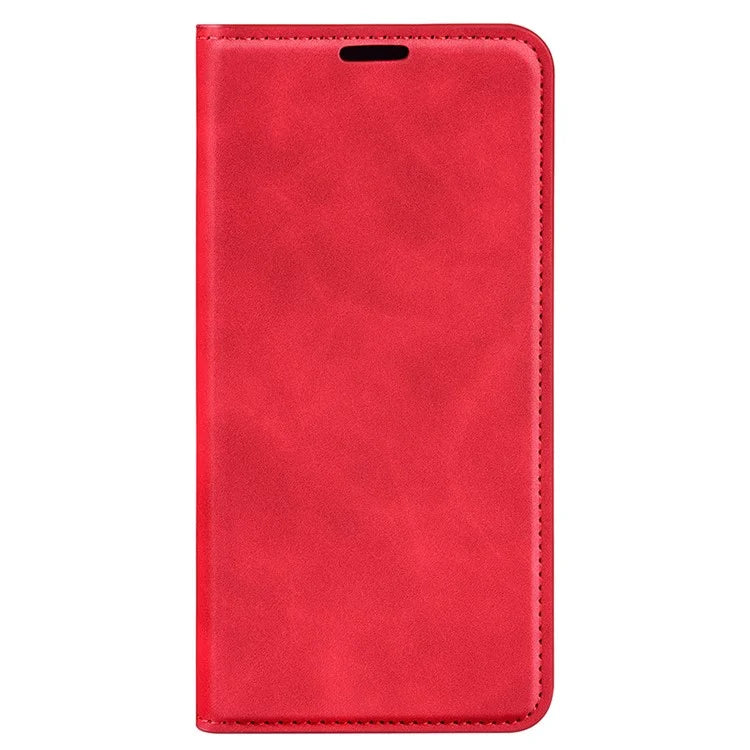 For Google Pixel 8a Case Shockproof Phone Case Skin-Touch PU Leather Flip Cover