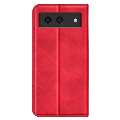 For Google Pixel 8a Case Shockproof Phone Case Skin-Touch PU Leather Flip Cover