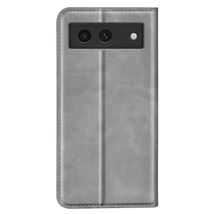 For Google Pixel 8a Case Shockproof Phone Case Skin-Touch PU Leather Flip Cover