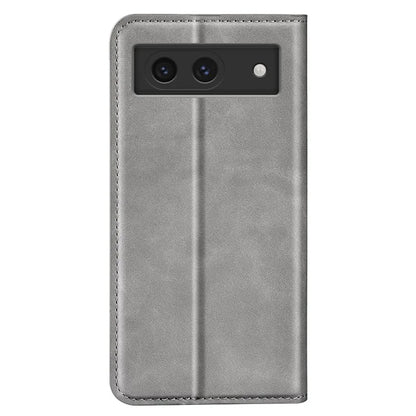 For Google Pixel 8a Case Shockproof Phone Case Skin-Touch PU Leather Flip Cover
