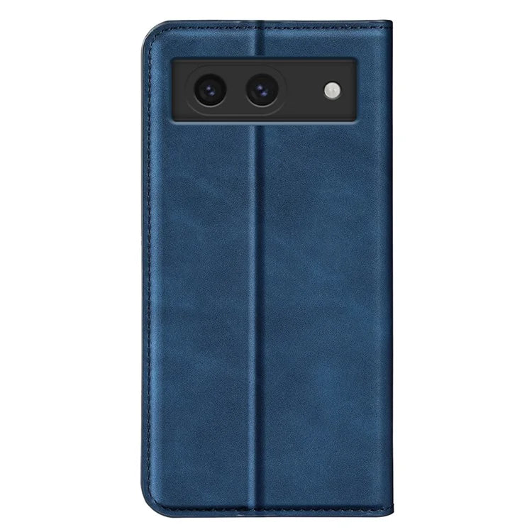 For Google Pixel 8a Case Shockproof Phone Case Skin-Touch PU Leather Flip Cover