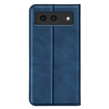 For Google Pixel 8a Case Shockproof Phone Case Skin-Touch PU Leather Flip Cover