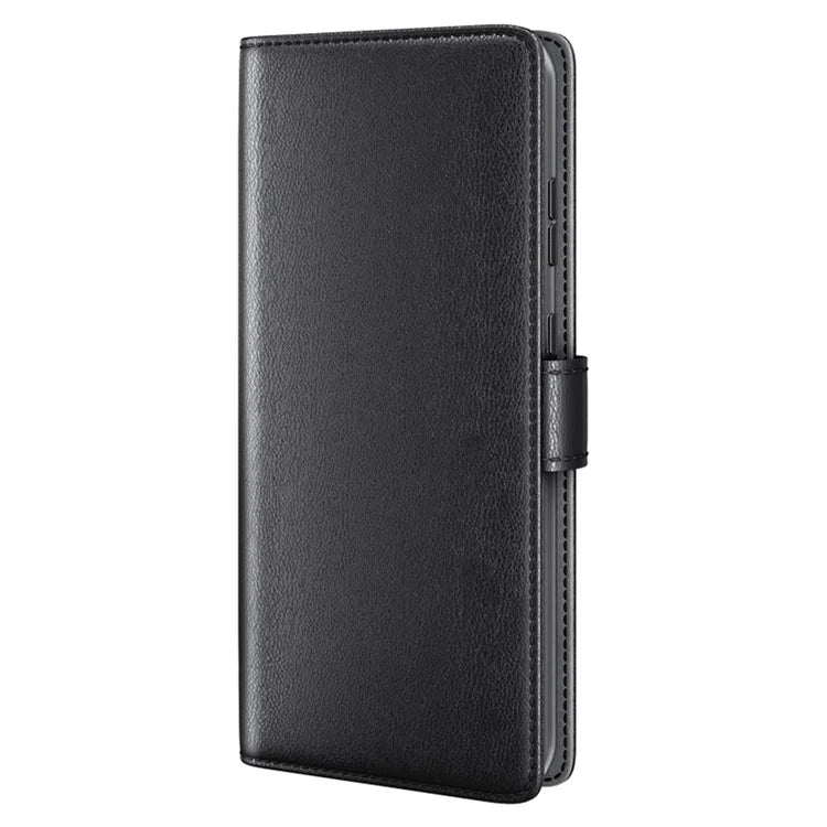 For Google Pixel 8a Case Genuine Split Leather Stand Wallet Folio Cover