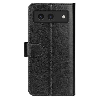 For Google Pixel 8a Case Anti-Dust Crazy Horse Texture Wallet Phone Case PU Leather Flip Cover